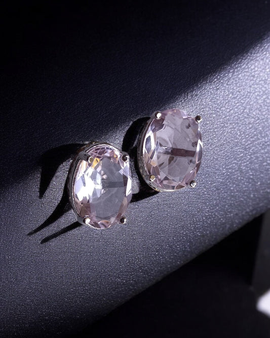 BLUSH PINK DIAMOND STUD
