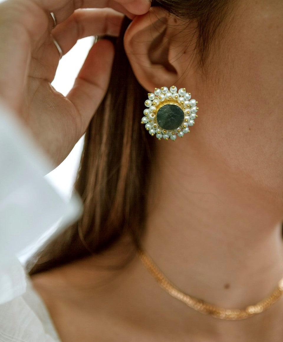 RADIANT PEARL DUO STUD