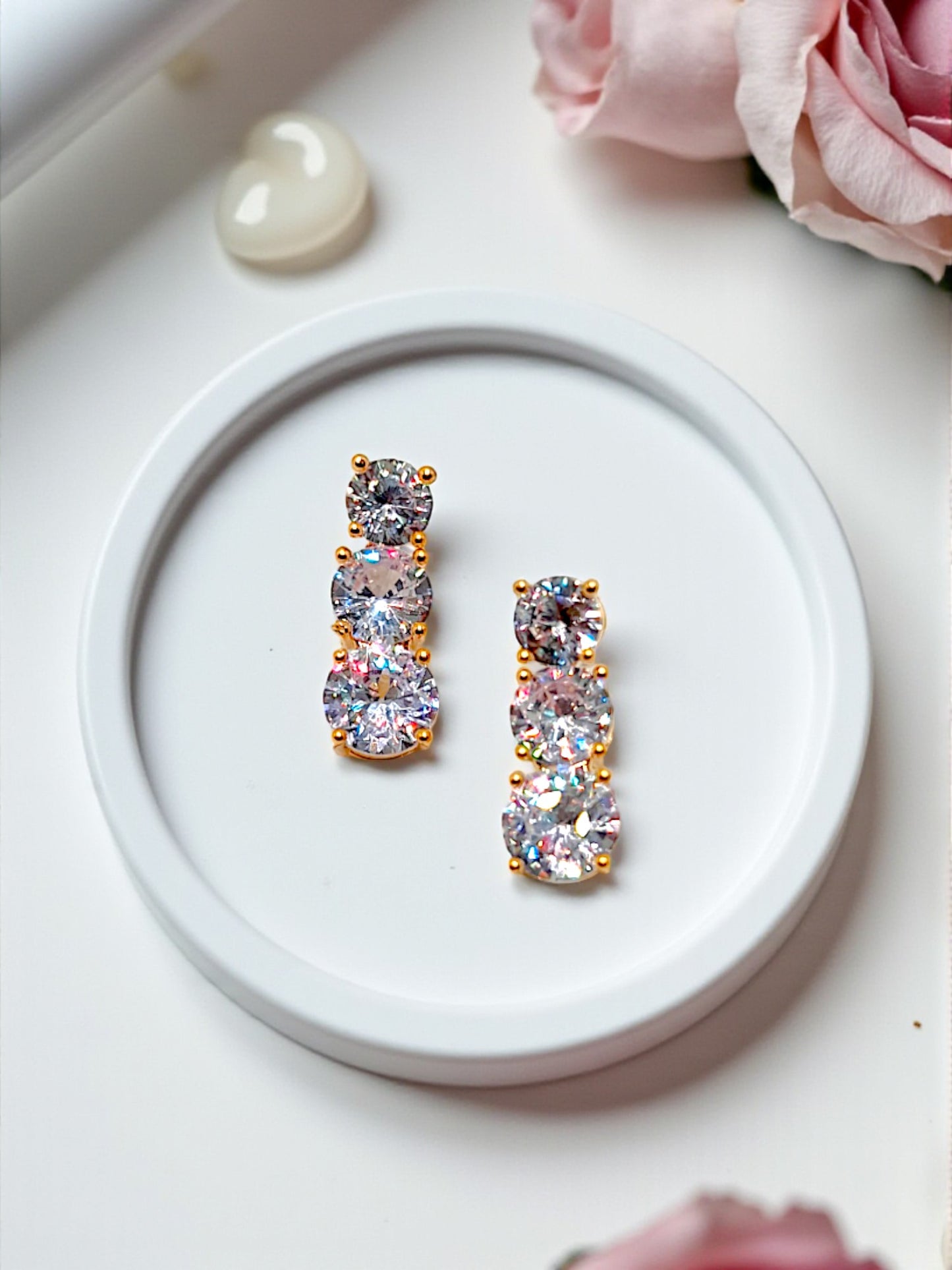 AD STONE DROP EARRINGS