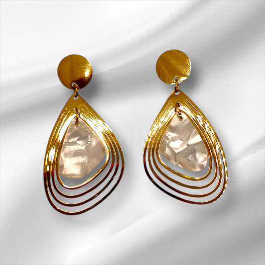 GOLD LAYERED EARRINGS