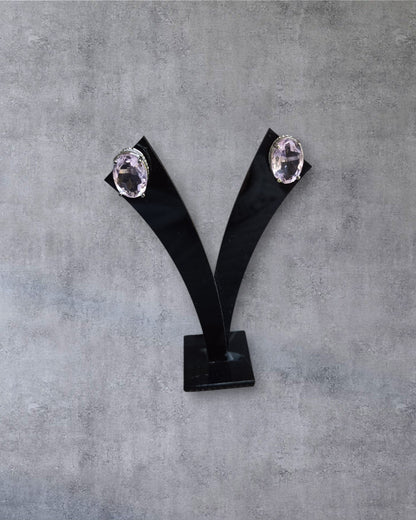 BLUSH PINK DIAMOND STUD