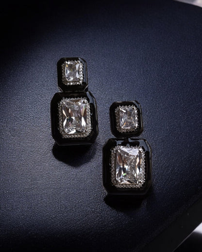 BLACK AVNI ZIRCONIA DROP