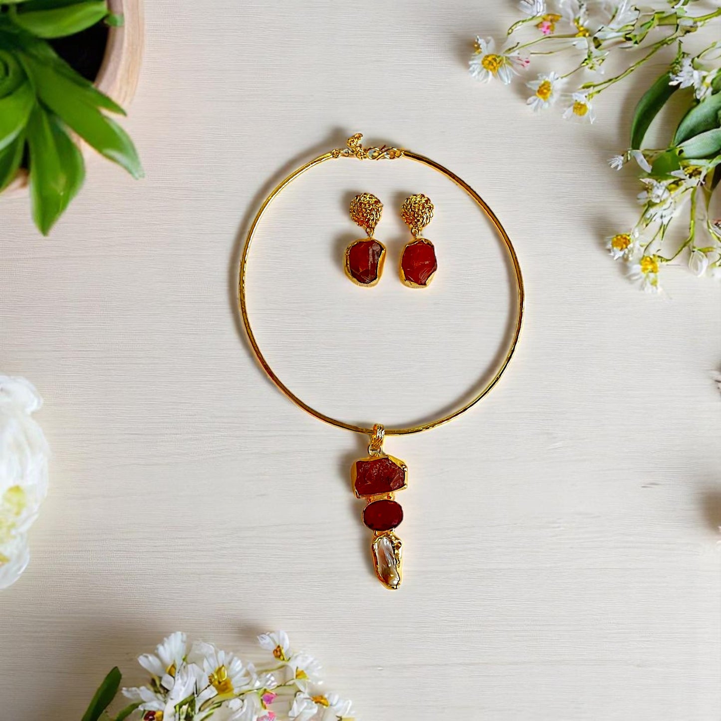 ZARA RUST BAROQUE HASLI SET