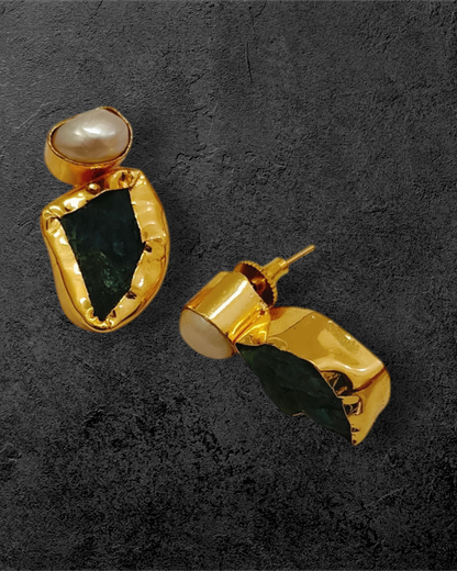 GREEN DRUZY STUD