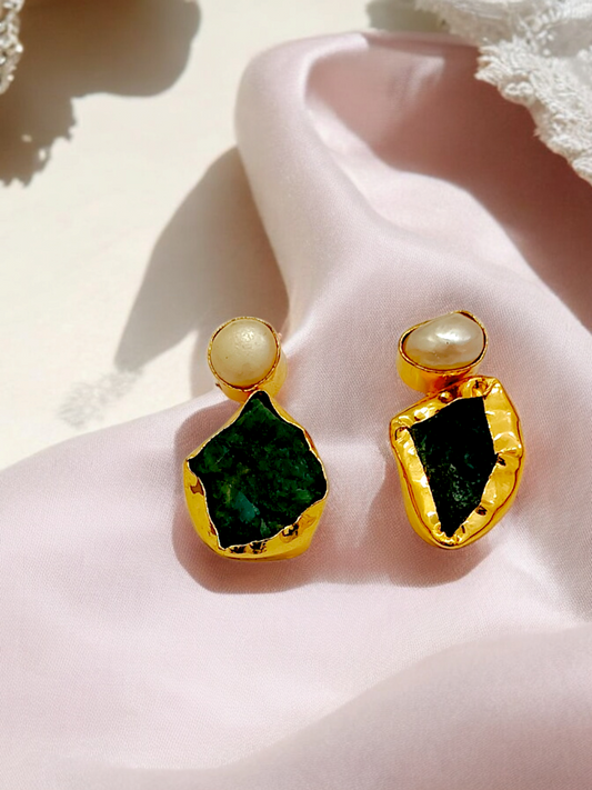 GREEN DRUZY STUD