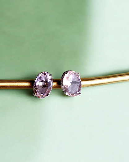 BLUSH PINK DIAMOND STUD