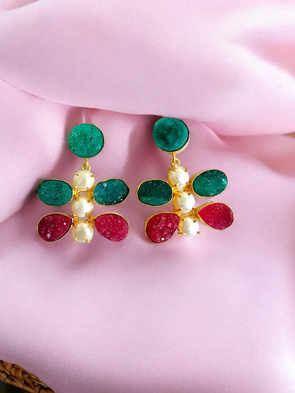 COLORFLIGHT BUTTERFLY GEMSTONE DANGLER