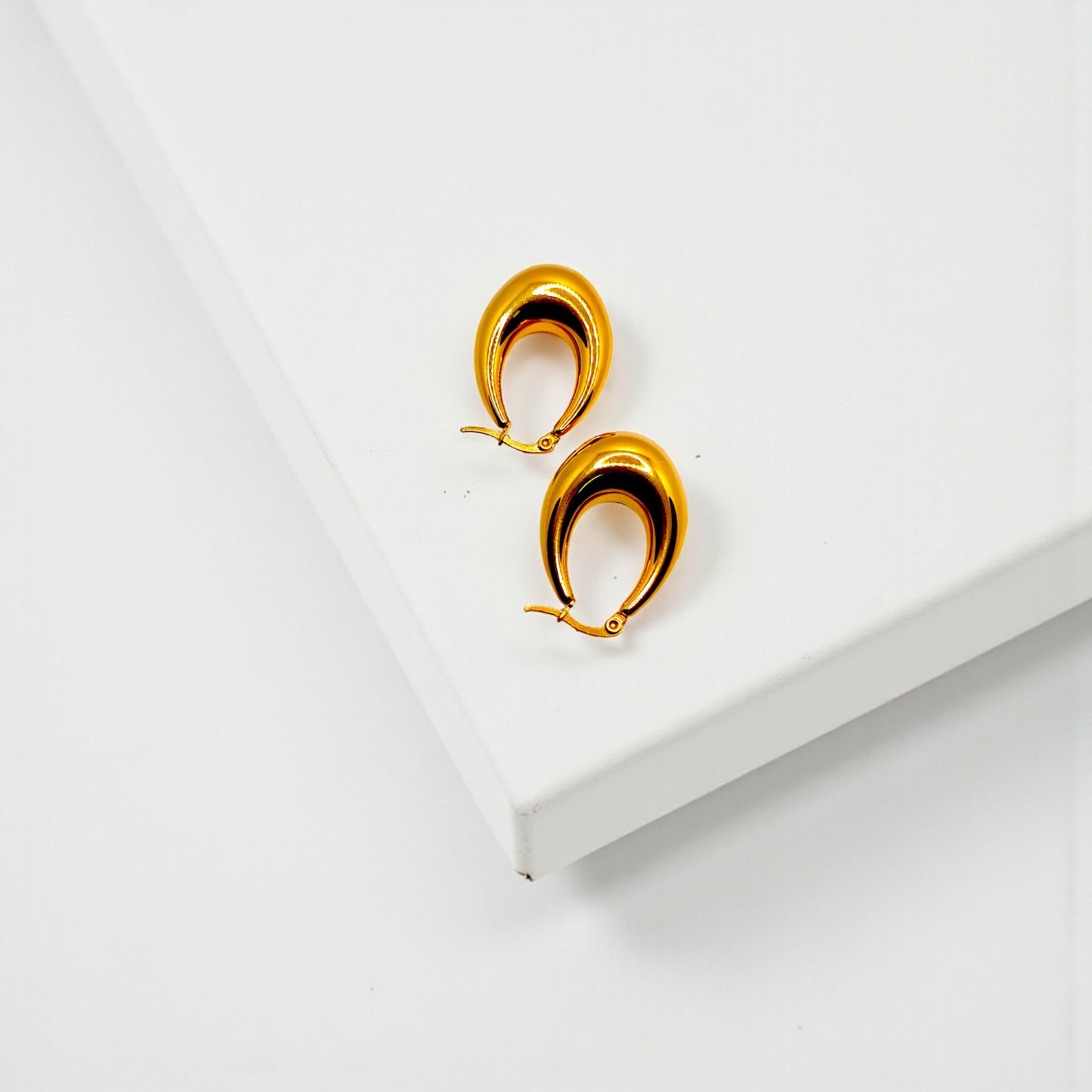 GOLD HOOP EARRINGS